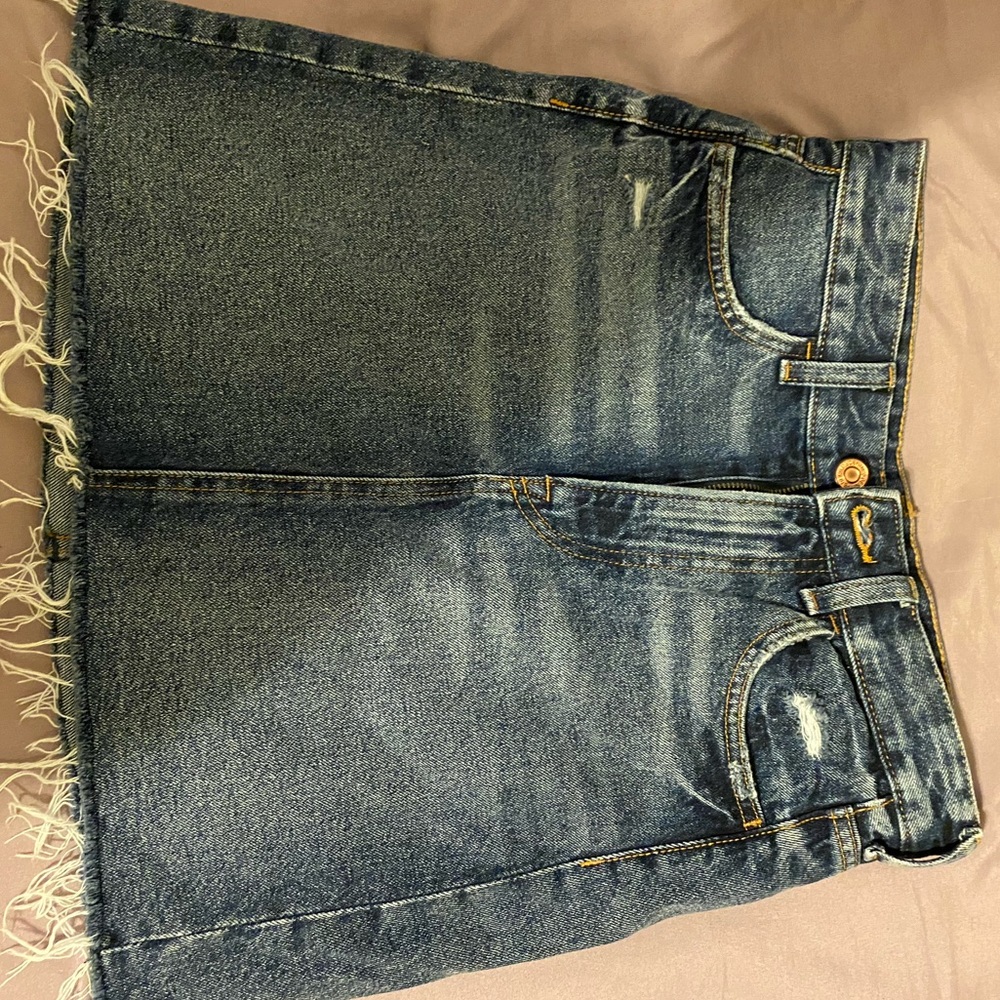 Denim skirt